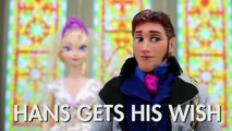 Frozen Anna and Kristoff Switch Voices When He Gets Three Wishes Elsa and Evil Cousin. Dis