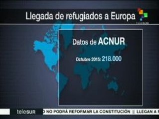 ACNUR: 218 mil migrantes llegaron a la UE en octubre