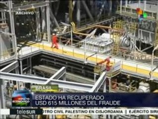 Brasil recupera 625 mdd por el fraude a Petrobras