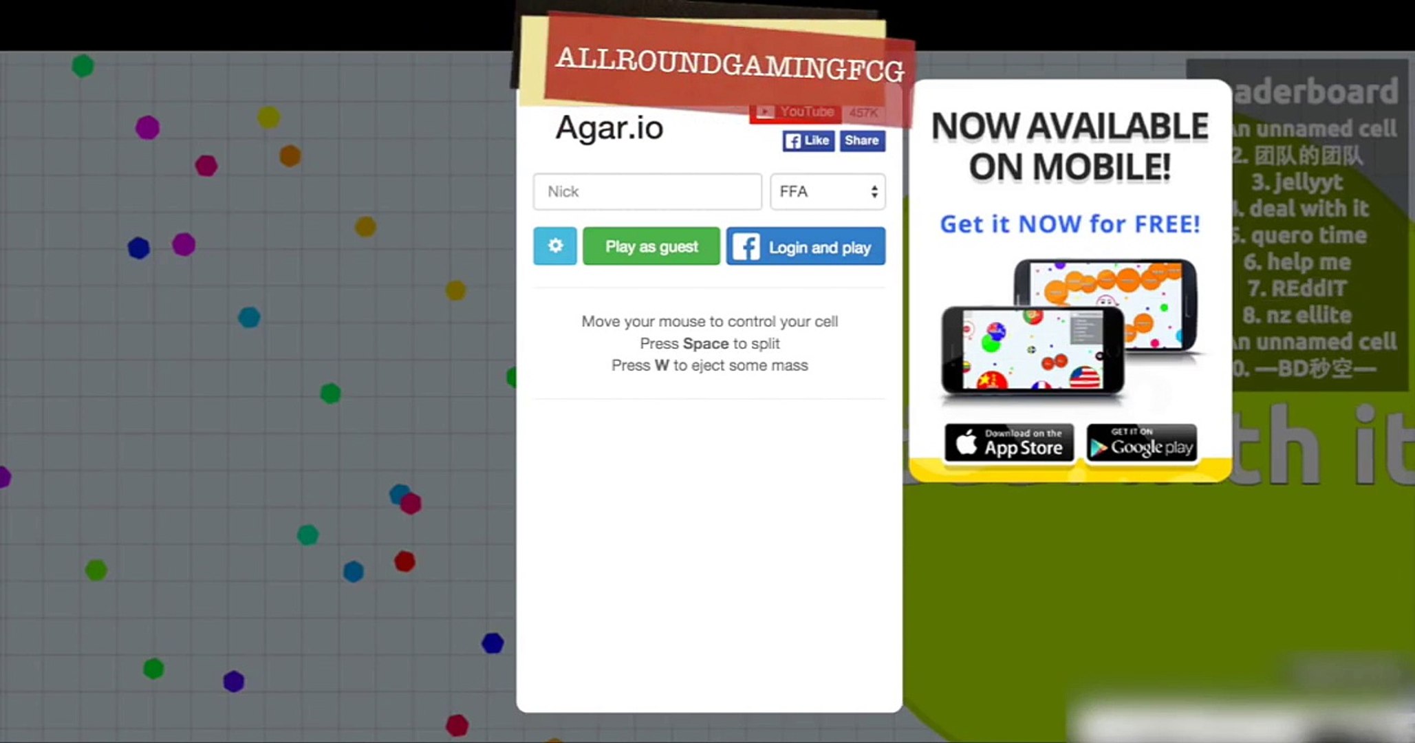 Agario Hack - (Agar.io hack) New Way to Hack Agario _ No Download