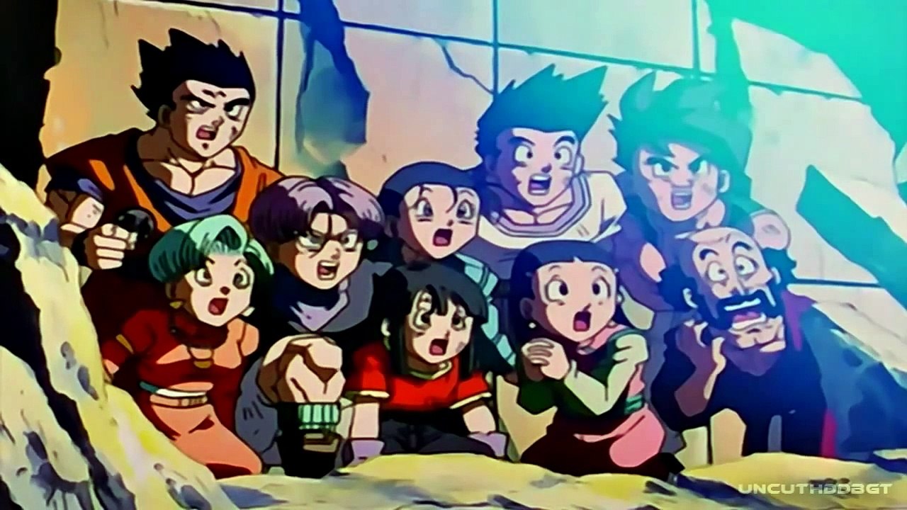 DBGT Gogeta (SSJ4) Uses Big Bang Kamehameha Against Omega Shenron ~ Remastered [720p HD]