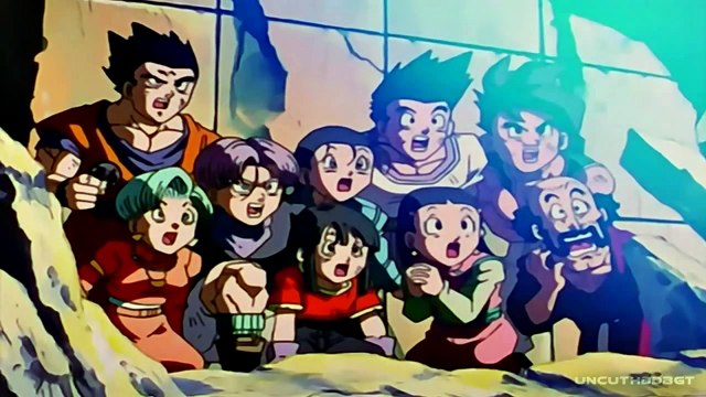 DBGT Gogeta (SSJ4) Uses Big Bang Kamehameha Against Omega Shenron ~ Remastered [720p HD]