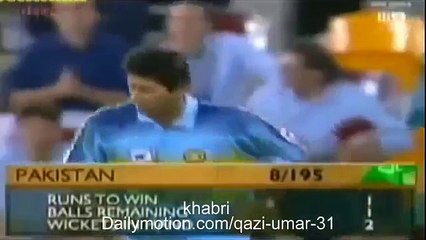 Epic Victory in the history of Pakistan Cricket against India (1 Ball 1 Runs 1 Wicket)