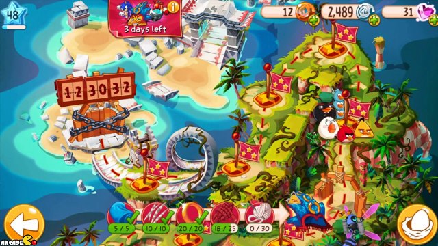 Angry Birds Epic - Sonic Dash Team Up Super Sonic New Cave 16 Holy Pools!