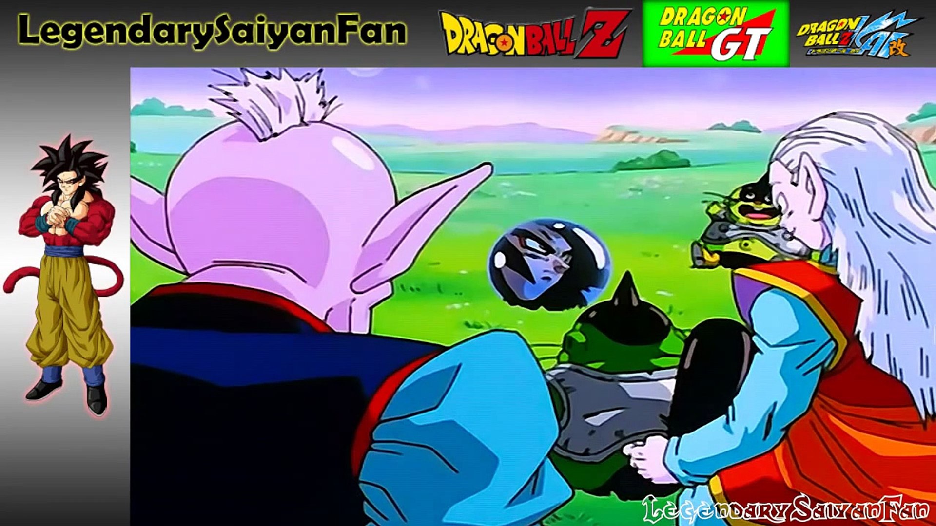 dbz goku ssj4 vs baby vegeta