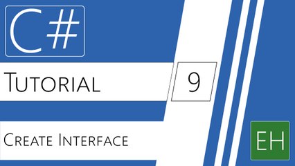 C# Visual Studio Tutorial #9 - Create Interface