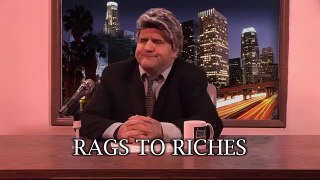 Jay Leno sings 'Rags to Riches' by Tony Bennet.
