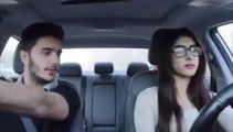 Guys reaction to girls driving-Funny Videos