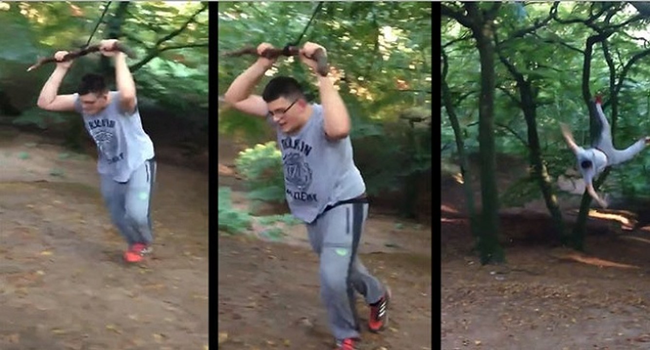 Gros fail avec une corde