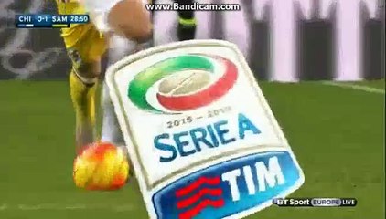 Mattia Cassani Gets Injured Chievo 0-1 Sampdoria Serie A 2.11.2015 HD