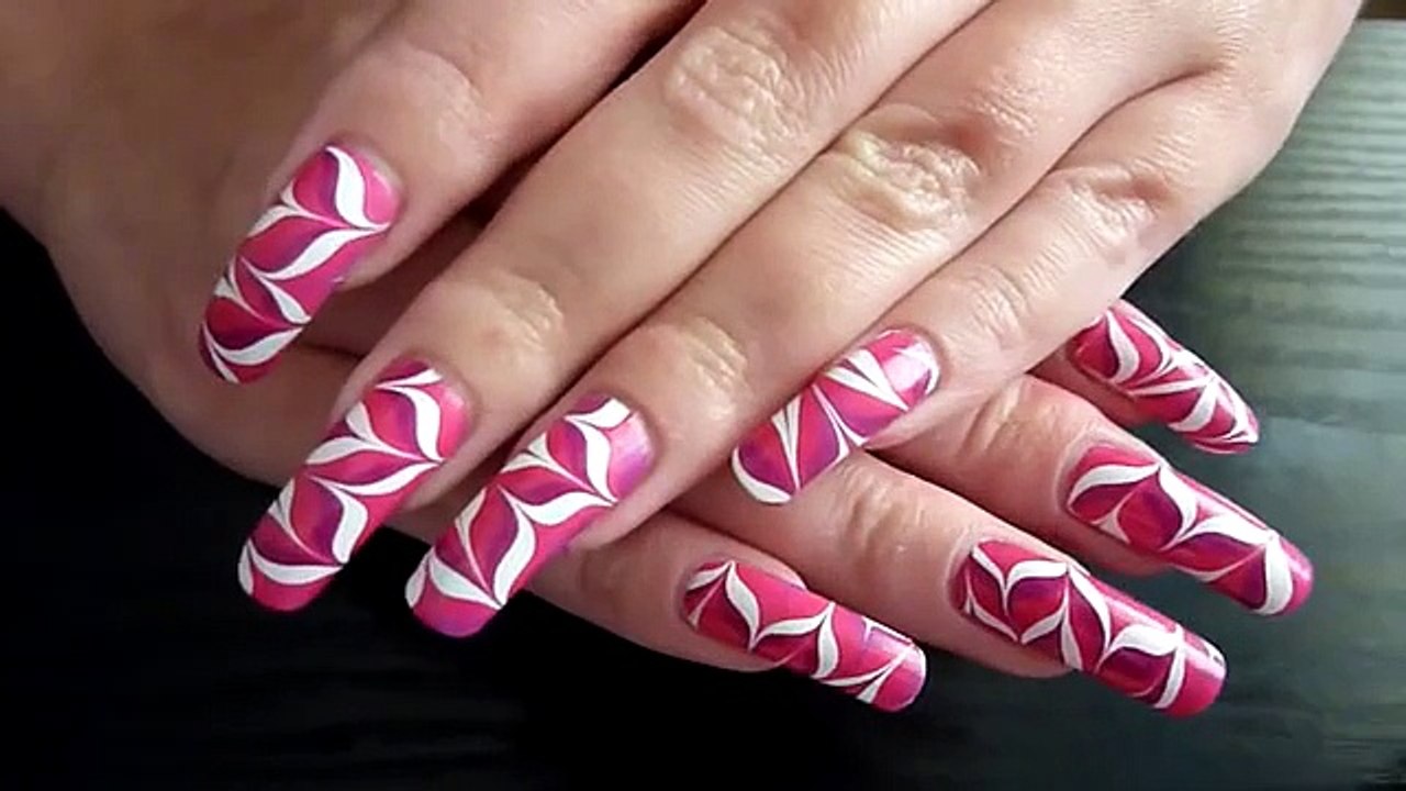 Dailymotion Water Marble Nail Art - wide 6