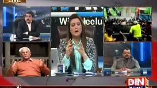 Ahmed Raza Kasuri And Iftikhar Ahmed Abusing Eachother in Live Show