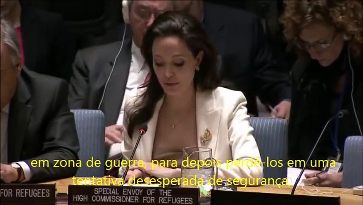 Discurso de Angelina Jolie Pitt no Conselho de Segurança da ONU 24/04/2015