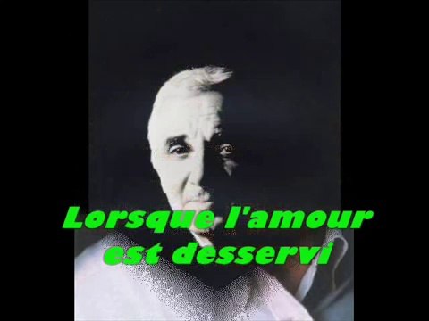 johnny et Charles aznavour je ne sais pas