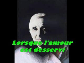 johnny et Charles aznavour "je ne sais pas"