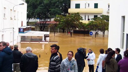 Portugal une Inondations à albufeira, 1 novembre 2015