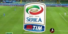 Palermo 1st Chance to Score - Palermo vs Empoli - Serie A - 02.11.2015