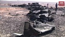 Mira cómo quedó el avión ruso que se estrelló en Egipto