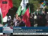 Palestina: marchan en Gaza en reclamo de derechos sobre territorios