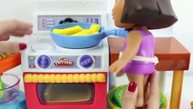 Dora The Explorer Play Dough Kitchen Set Play Doh Cooking Play Set Kitchen Appliance Set Toy Food