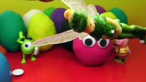 Many Play Doh Eggs Princess Kinder Surprise Disney Peppa Pig Mickey Thomas & Friends Cars