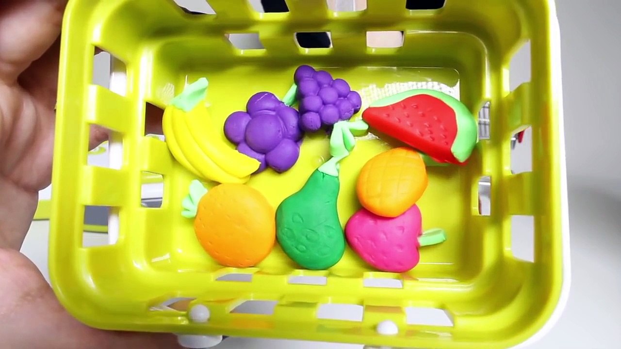 ❤ MICKEY MOUSE CASH REGISTER ❤ Supermarket Mickey Mouse Disney Toys Shopping Play Doh Food