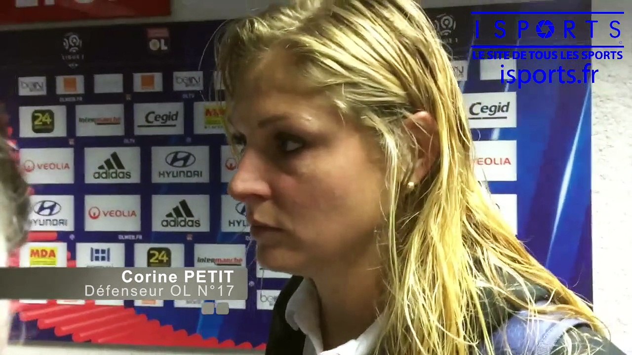 Réaction fin de match OL - Juvisy : Corine Petit