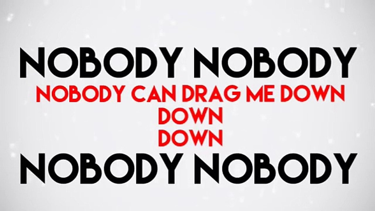 One Direction - Drag Me Down (Lyric Video)