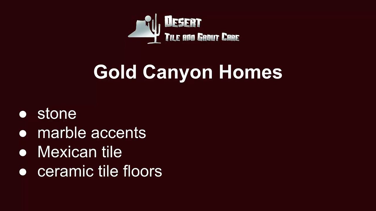 Gold Canyon Tile Cleaning Services