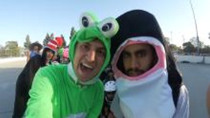 Halloween Lax Practice with the Santa Monica Dragons