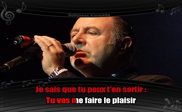 Michel Delpech - Les divorcés (karaoké réalisé par Softchess)