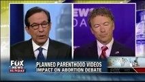 Rand Paul On Planned Parenthood, Trump, CampaigN Fox News Sunday