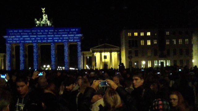 Brandenburger Tor (Potsdam)Berlin. beatiful light show