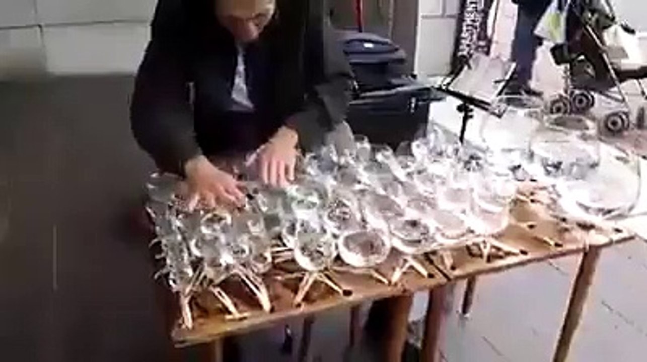 play music by using glasses.  so interesting.