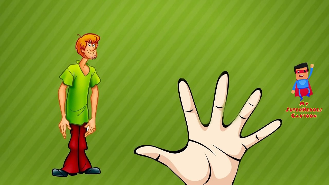 Scooby Doo and Friends Finger Family | Children Nursery Rhymes | Daddy Finger Family Rhyme