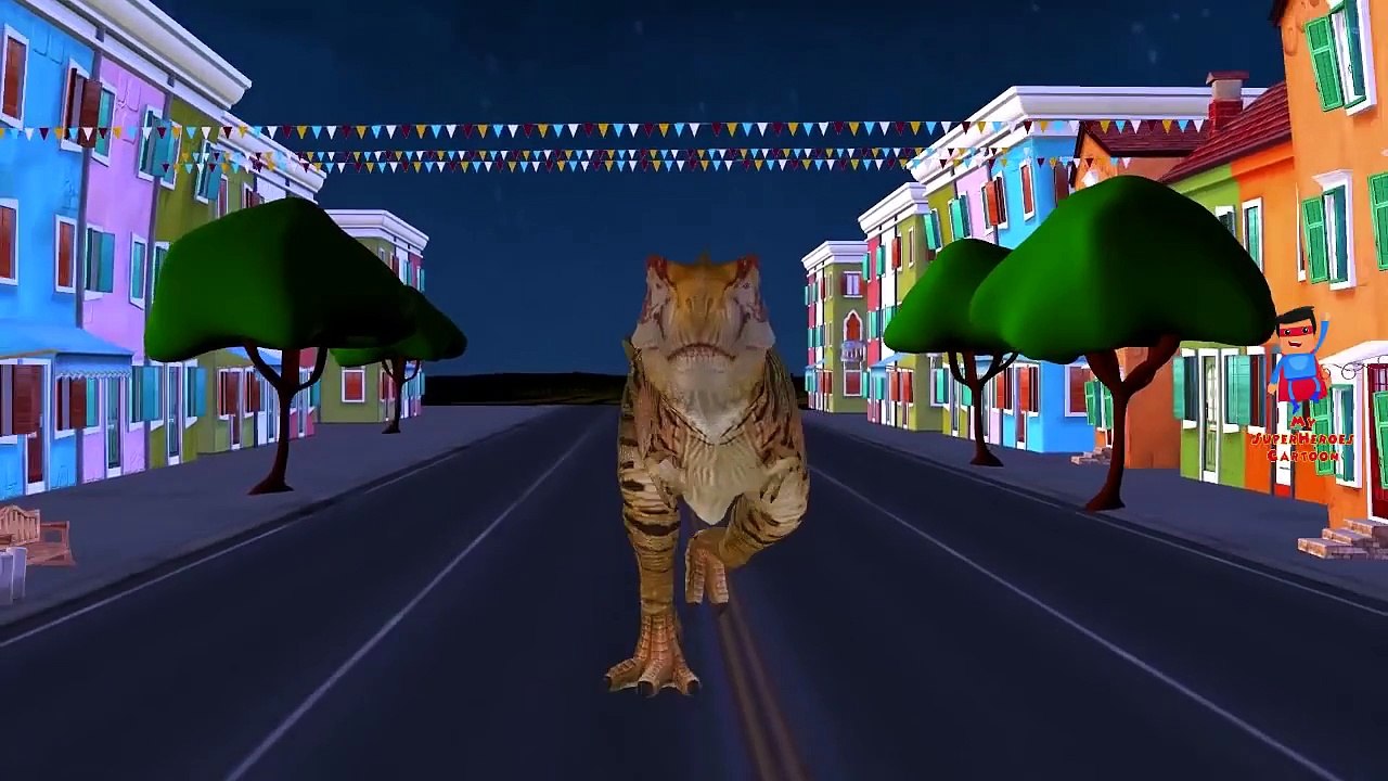 Dinosaurs Cartoons Singing Finger Family Rhymes...