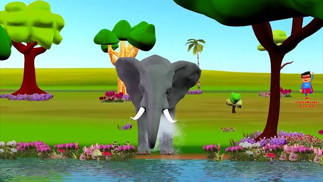 Finger Family Rhymes Crocodile Elephant Dinosaurs Cartoons | Finger Family Children Nurser