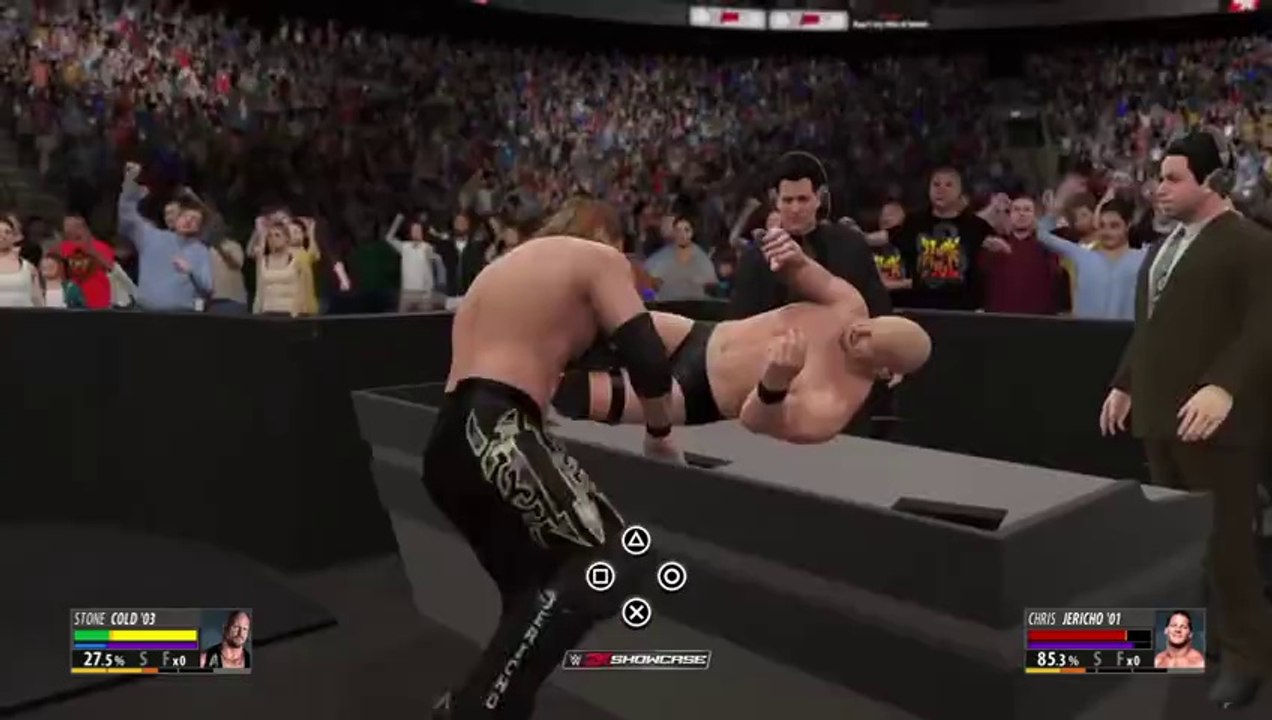 Stone Cold_ vs. Chris Jericho (Vengeance 2001)_ WWE