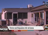 3 earthquakes hit Arizona