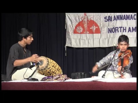 SAPNA SANGITA SAHITYA VAADYA NATYA RAVALI 2015: FEATURED: RISHABH & ARJUN: MAIN KRITHI