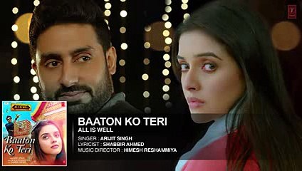 'Baaton Ko Teri' Full AUDIO Song - Arijit Singh - Abhishek Bachchan, Asin - T-Series