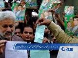 Political candidates protests against irregularities in LB election in front of Election Commission