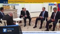 Bachar el Assad a rencontré Vladimir Putin à Moscou بشار الأسد يلتقي فلاديمير بوتين بروسيا