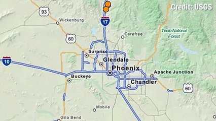Earthquake Hits Arizona, United States - 2nd November 2015
