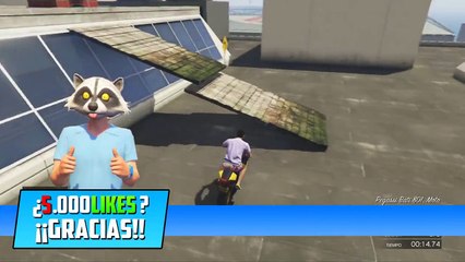 CAJAS VOLADORAS!!! - Gameplay GTA 5 Online Funny Moments (Carrera GTA V PS4)