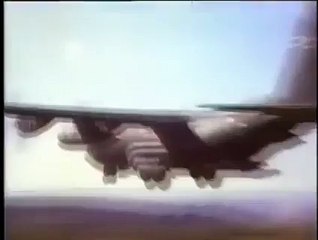 C130 AirCraft , while Droping TANK from Air to Ground