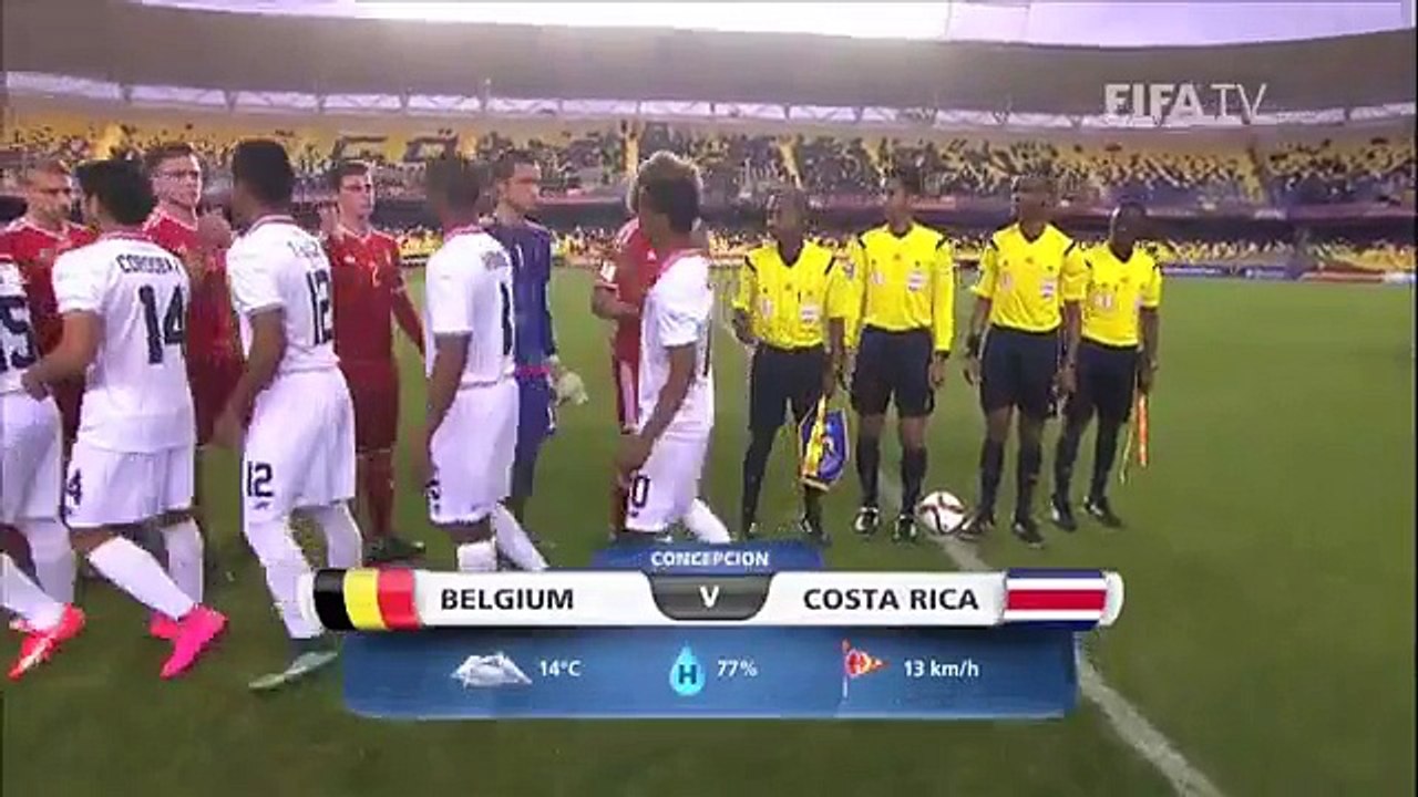 Belgique - Costa Rica U17 Coupe du Monde au Chili