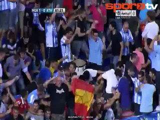 Cazorla'nın frikiği Malaga'ya 3 puan getirdi