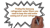 samsung fridge water filter replacement