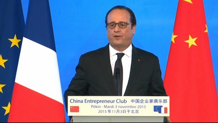 Discours devant le China Entrepreneur Club